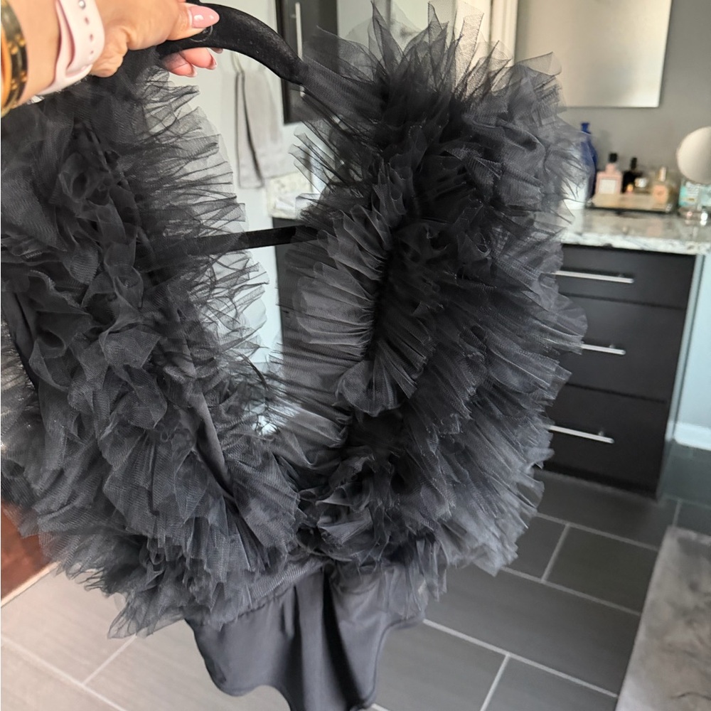 Alchemy Ruffled Bodysuit black - Picture 7 of 9